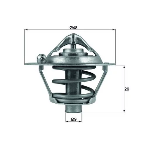 Termostat chladenia MAHLE TX 108 82D - obr. 2