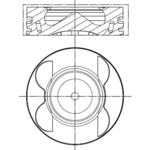 Piest MAHLE 001 PI 00181 000 - obr. 1