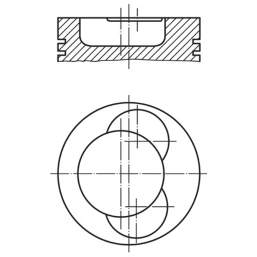 Piest MAHLE 004 50 10