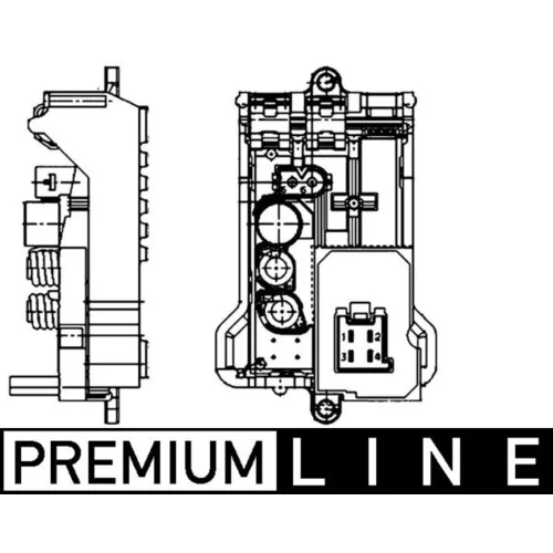 Regulator, ventilator vnutorneho priestoru MAHLE ABR 29 000P