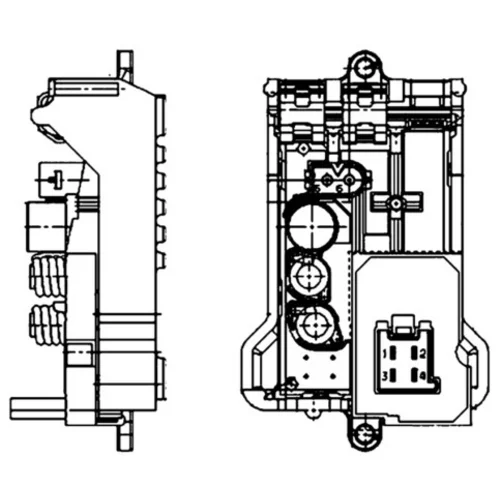 Regulator, ventilator vnutorneho priestoru MAHLE ABR 29 000P - obr. 2