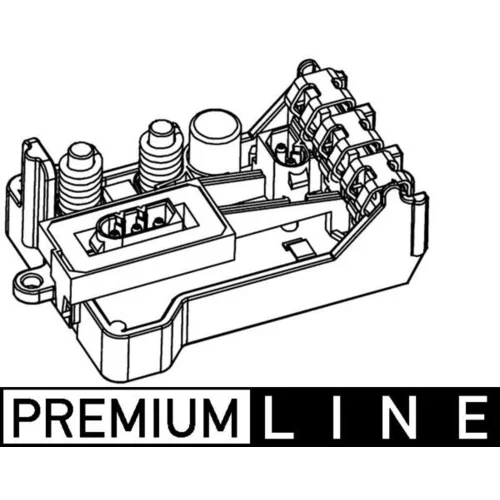 Regulator, ventilator vnutorneho priestoru MAHLE ABR 30 000P