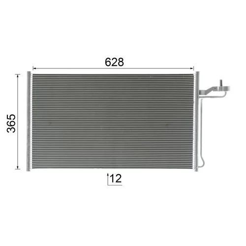 Kondenzátor klimatizácie MAHLE AC 27 000S - obr. 10