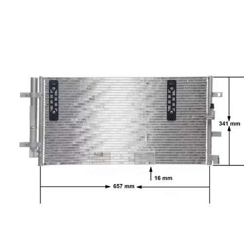 Kondenzátor klimatizácie MAHLE AC 4 000S - obr. 19