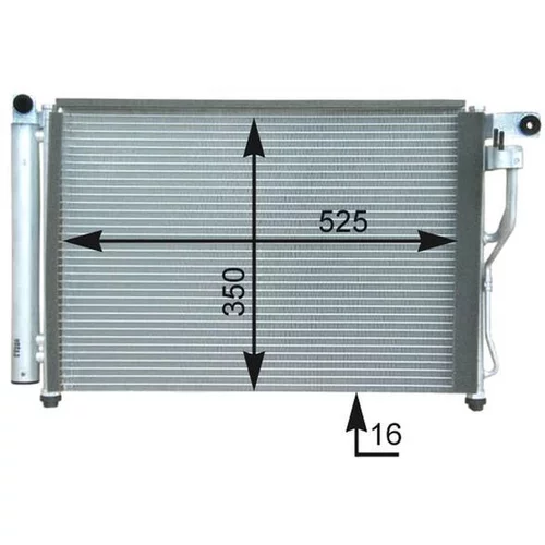 Kondenzátor klimatizácie MAHLE AC 439 000P - obr. 1