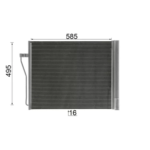 Kondenzátor klimatizácie MAHLE AC 568 000P - obr. 11