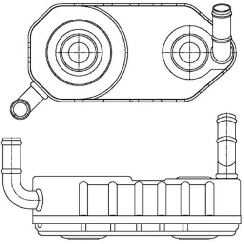 Chladič oleja automatickej prevodovky MAHLE CLC 177 000S