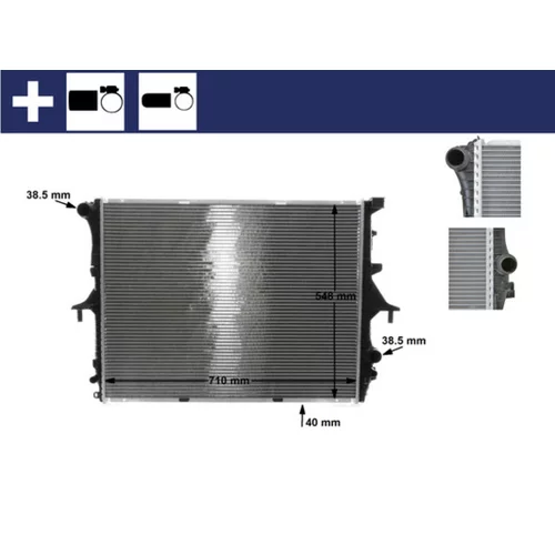 Chladič motora MAHLE CR 571 000S