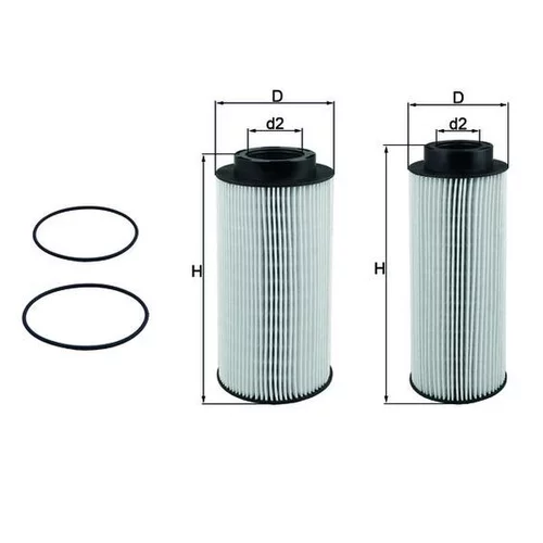 Palivový filter MAHLE KX 439KIT