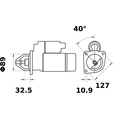 Štartér MAHLE MS 151 - obr. 4