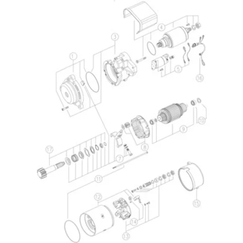 Štartér MS 61 /MAHLE/ - obr. 5