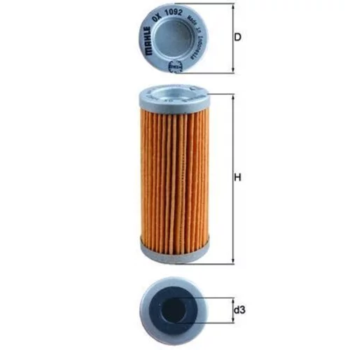 Olejový filter MAHLE OX 1092