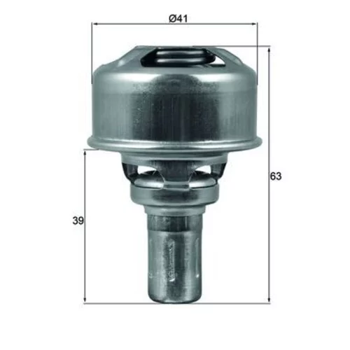 Termostat chladenia MAHLE TX 174 86