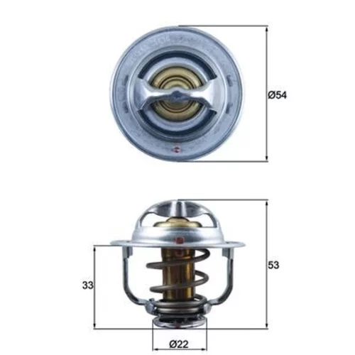 Termostat chladenia MAHLE TX 179 89D - obr. 2