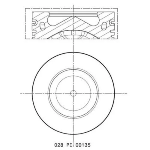 Piest MAHLE 028 PI 00135 000