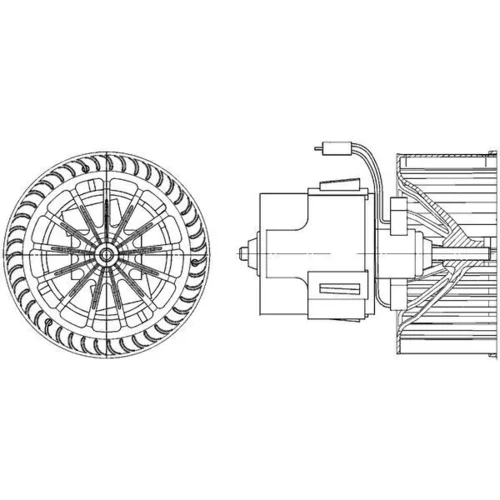 Vnútorný ventilátor MAHLE AB 30 000P - obr. 1