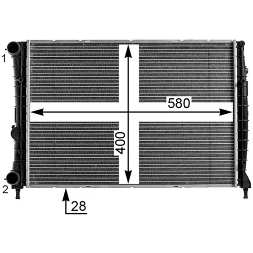 Chladič motora MAHLE CR 1984 000P - obr. 7