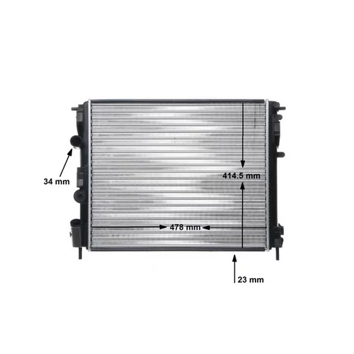 Chladič motora CR 35 000S /MAHLE/ - obr. 10