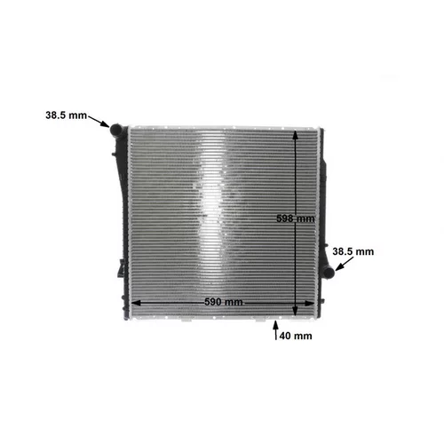 Chladič motora CR 573 000S /MAHLE/ - obr. 16