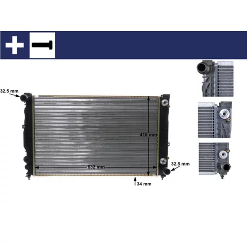 Chladič motora MAHLE CR 648 000S