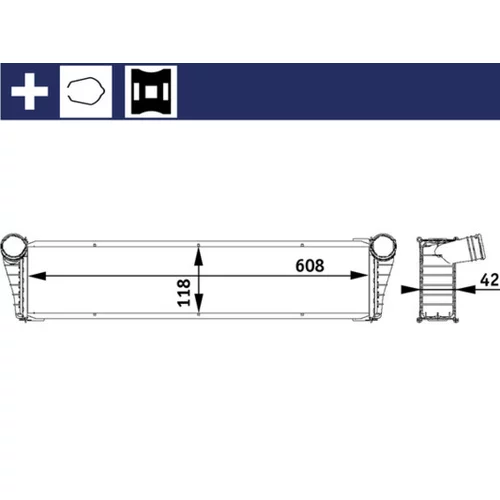 Chladič motora MAHLE CR 778 000S