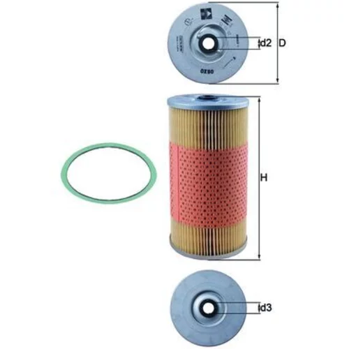 Olejový filter MAHLE OX 80D