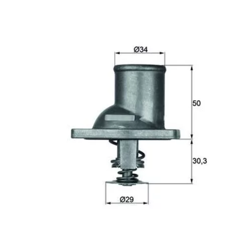 Termostat chladenia MAHLE TI 1 92 - obr. 2