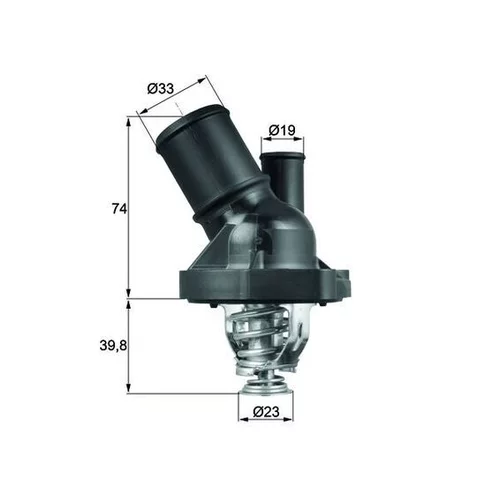 Termostat chladenia MAHLE TI 200 82 - obr. 2