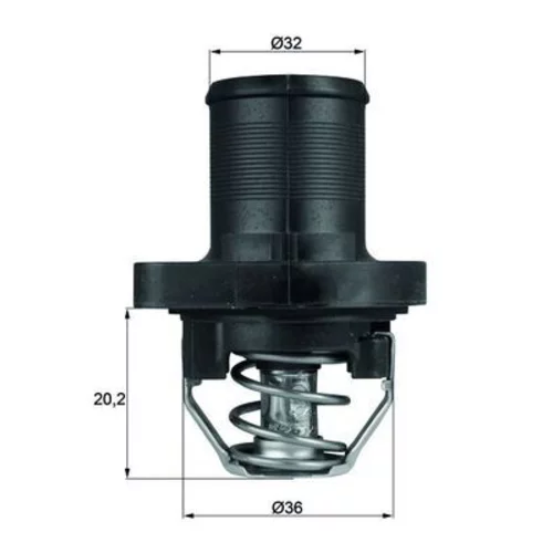 Termostat chladenia MAHLE TI 47 89