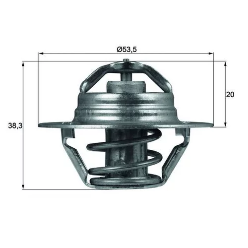 Termostat chladenia MAHLE TX 88 82D - obr. 2