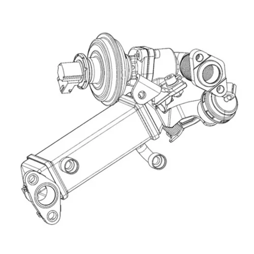 Chladič pre recirkuláciu plynov MAHLE CE 7 000P - obr. 1