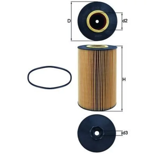 Olejový filter MAHLE OX 426D