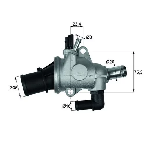 Termostat chladenia MAHLE TI 174 88