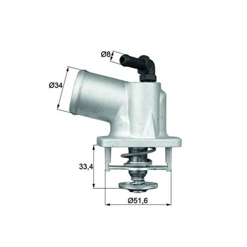 Termostat chladenia TI 54 92D /MAHLE/ - obr. 2