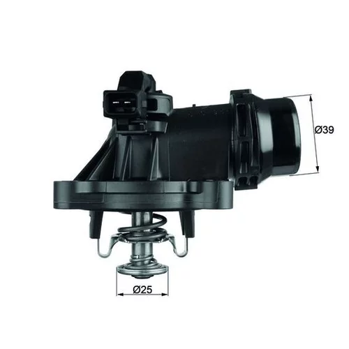 Termostat chladenia TM 18 105 /MAHLE/ - obr. 2