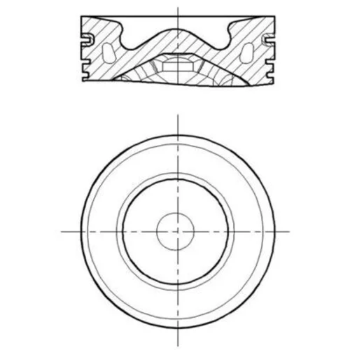 Piest 013 PI 00155 000 /MAHLE/ - obr. 1