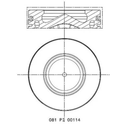 Piest MAHLE 081 PI 00114 000 - obr. 1