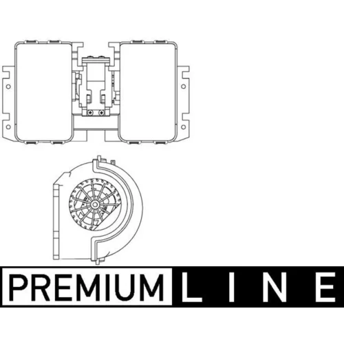 Vnútorný ventilátor MAHLE AB 180 000P