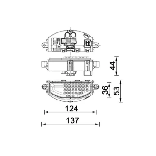 Regulator, ventilator vnutorneho priestoru MAHLE ABR 72 000P