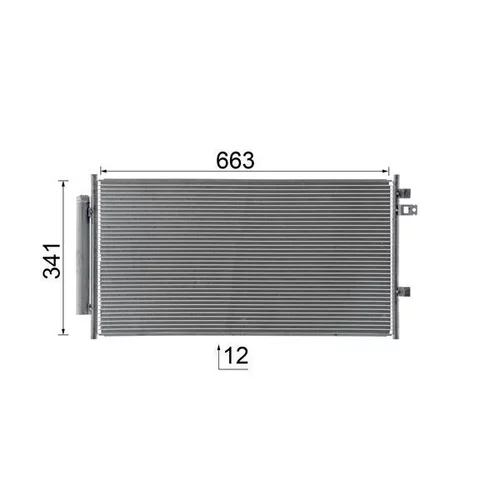 Kondenzátor klimatizácie MAHLE AC 33 000S - obr. 9