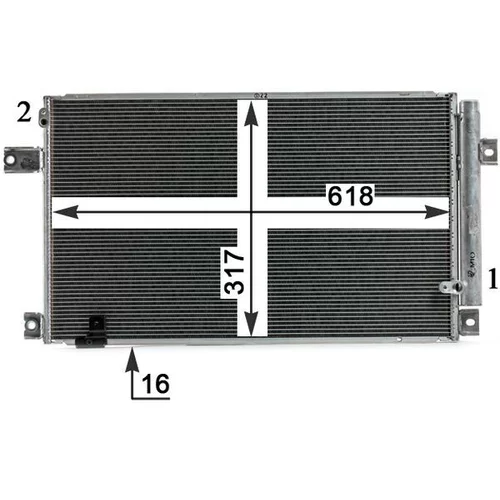 Kondenzátor klimatizácie AC 828 000P /MAHLE/ - obr. 8