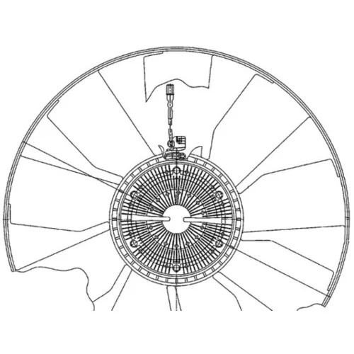 Ventilátor chladenia motora MAHLE CFF 488 000P - obr. 1