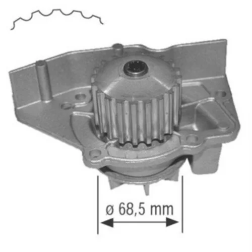 Vodné čerpadlo, chladenie motora MAHLE CP 68 000S