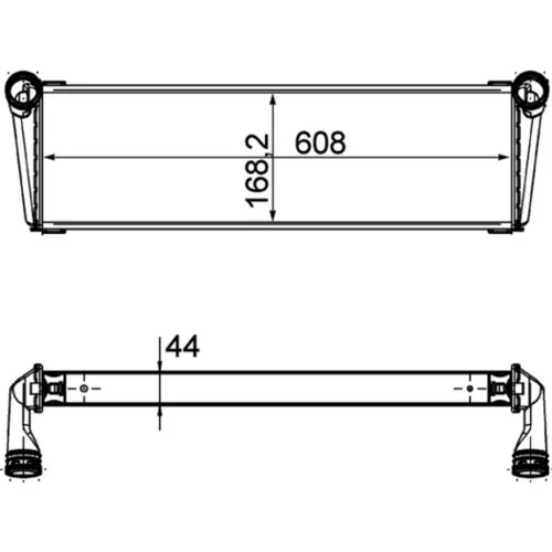 Chladič motora MAHLE CR 1195 000P - obr. 1