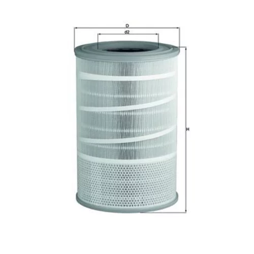 Vzduchový filter MAHLE LX 2068