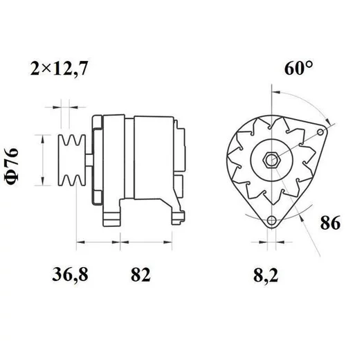 Alternátor MAHLE MG 330 - obr. 4