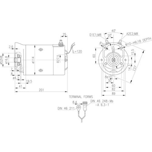 Elektromotor MAHLE MM 159 - obr. 1