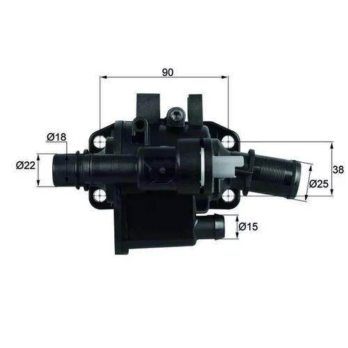 Termostat chladenia MAHLE TH 42 83