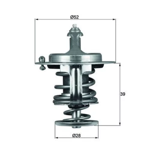 Termostat chladenia TX 71 82D /MAHLE/