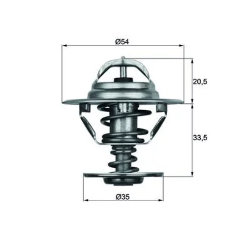 Termostat chladenia MAHLE TX 8 83D